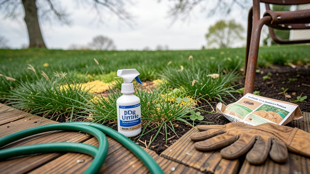 Prevent Dog Pee Spots on Lawn: Vinegar and Baking Soda Lawn Rescue