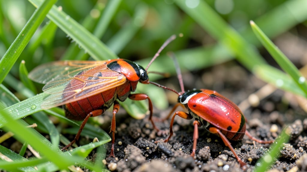 Red Lawn Bugs: Grub-Free Grass in 48 Hours
