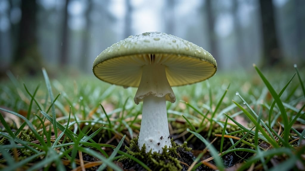 Death Cap Mushroom Visual Clues