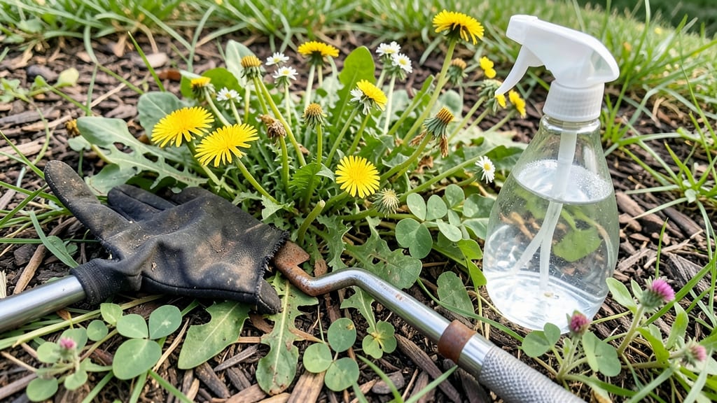 Sticker Weeds in Lawn: Precision Pulling for Spotless Turf Revival