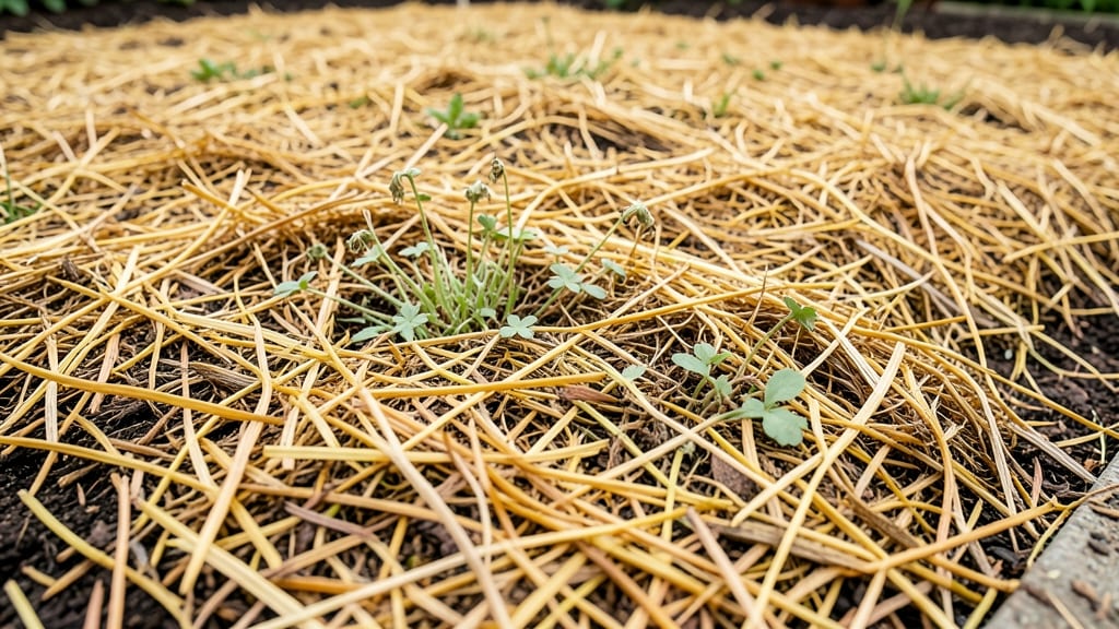 Heavy Mulching with Straw