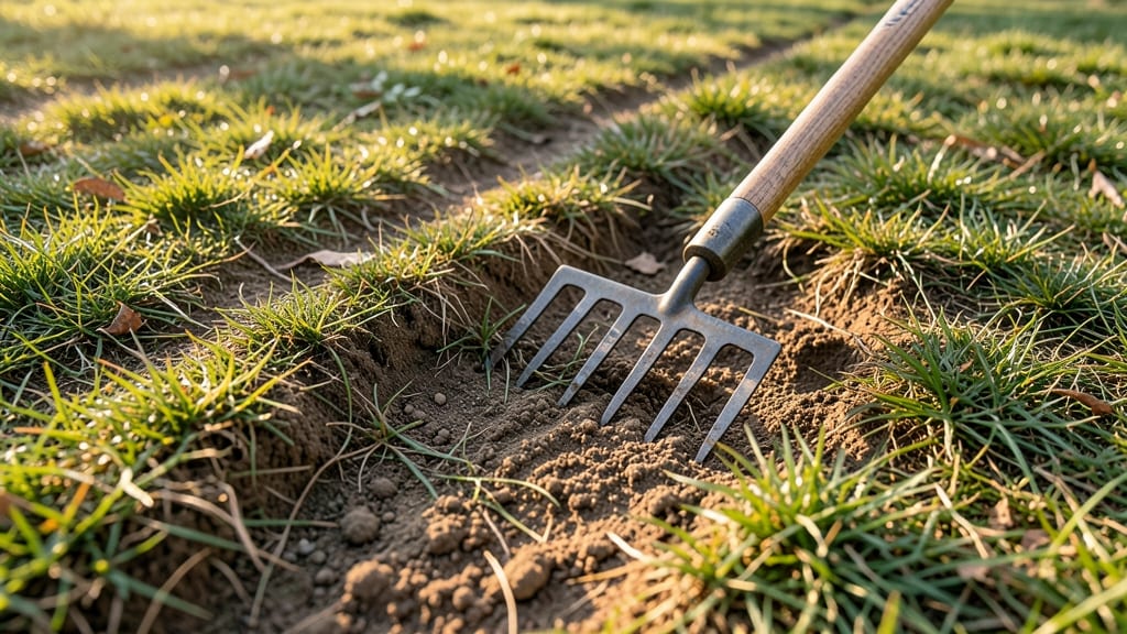 Using a Lawn Rake for Leveling