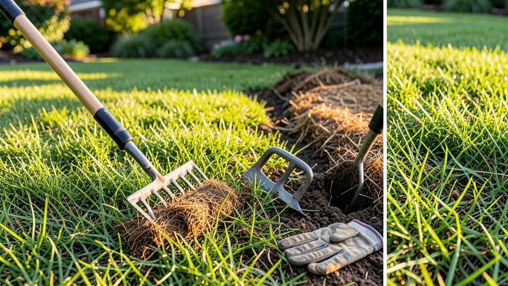 DIY Lawn Dethatcher: Spring-Fall Timing for Deep Thatch Removal