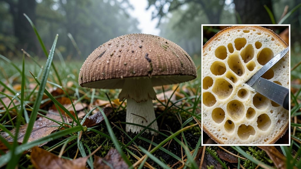 Giant Puffball Poisonous Look-Alikes